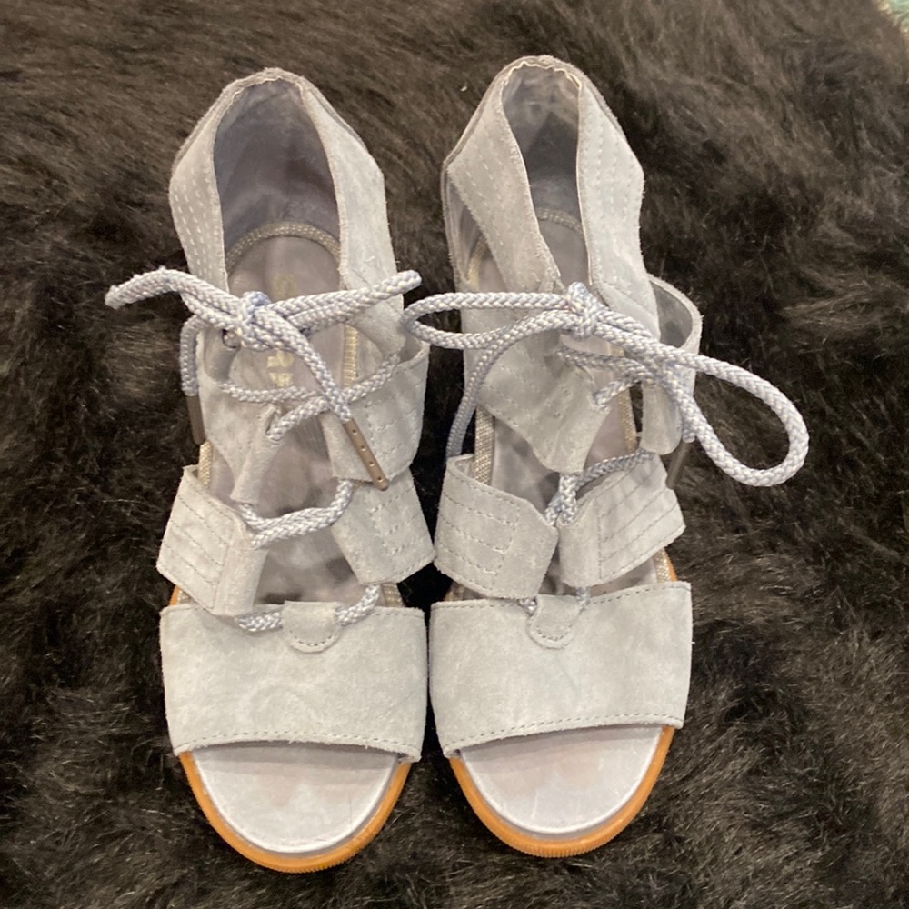 Light Blue Sorel Sandals